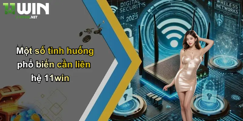 Một số tình huống phổ biến cần liên hệ 11win